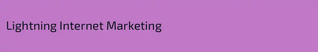 Lightning Internet Marketing